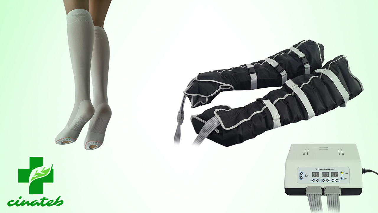 تفاوت دستگاه DVT با جوراب ضد آمبولی
